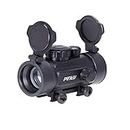 Pinty 30mm Reflex Red Green Dot Sight Scope 5 MOA with Flip Up Lens Cover Cap