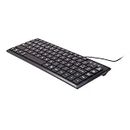 UNYKAch KB 302 Mini USB QWERTY Keyboard Black - Keyboards (Mini, USB, Membrane Keyboard, QWERTY, Black)