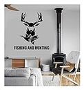 GADGETS WRAP Fishing Hunting Wall Decoration Decal Sticker