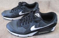 Zapatillas para correr Nike Air Max 90 CN8490-002 negras blancas hierro gris hierro para hombre 11.5