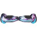 Hover-1 i100 Electric Hoverboard | 7MPH Top Speed, 6 Mile Range, 5HR Full-Charge, Built-In Bluetooth Speaker, Rider Modes: Beginner to Expert, Galaxy