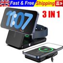 15W Fast Wireless Charger Dock Charging Stand For iPhone 11 12 13 14 15 Pro Max