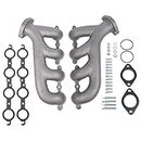 Woosphy LS Swap Cast Iron Manifold Headers Replacement for Chevy LS1 LS2 LS3 4.8L 5.3L 6.0L