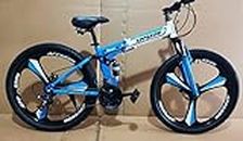 Appgrow Folding Bike with 17 Inch Frame for Unisex , Blue