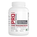 GNC Pro Performance Zinc Magnesium Amino Complex | 60 Tablets | Promotes Restful Sleep | Relieves Stress | Boosts Immunity | Calms Nerves | Contains Vitamin B6 & Hops Flower Extract | USA Formulated