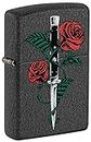 Zippo Rose Dagger Tattoo Design ( 49778 )