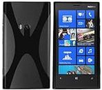 mumbi Hülle kompatibel mit Nokia Lumia 920 Handy Case Handyhülle, schwarz