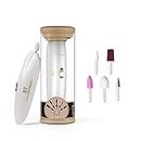 TOUCHBeauty Electric Nail File Drill Buffer Polisher with LED Light Professional Manicure Pedicure Set Golden (TB-1333 Delicate Gift Package Version)