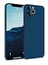 MyGadget Coque Silicone Compatible avec Apple iPhone 11 Pro Max - Case TPU Souple & Soft - Cover Protection Extra Fine & Légère - Étui Coloré Anti Choc et Rayures - Bleu foncé