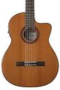 Cordoba 6 C5-CE CD Classical Acoustic Nylon String Guitar, Iberia Series, Right, Cedar, Cutaway Electric (Withouth Gig Bag)