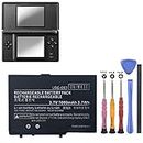 CENIFENX DS Lite Battery, USG-003 3.7V 1000mAh Replacement for Nintendo DS Lite, NDSL Game Player Battery, with Repair Tool Kit (Not for Nintendo DSi, DSi XL, DSi LL)