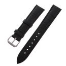 Black Leather Wrist Watch Fashion Strap for Men Watches 18mm K6Y8 LOVE