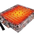 DUKUSEEK Heated Hunting Seat Cushion, Waterproof Hunting Cushion with Battery for Tree Stand & Ladder Stand, Camouflage Portable Seat Pad for Hunting, Stadium, Camping