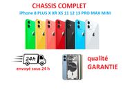 Chassîs Complet iPhone 8 PLUS X XR XS 11 12 13 PRO MAX MINI+colle (SANS VIBREUR)