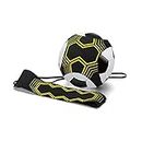 Soccer Kick Trainer Hands Free Solo Football Agility Training- Fits Ball Size 3, 4, and 5, Perfect for Adults and Kids.