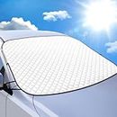 BLAZOR Copri Parabrezza Auto, Parasole Auto, Blocca i Raggi Ultravioletti Provenienti Dall'esterno Dell'auto, Fornisce Protezione Solare, Universale per Tutte le Stagioni, 144 X 114CM