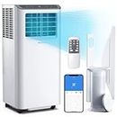 Pro Breeze 4-in-1 Portable Air Conditioner 9000 BTU – Smart Home WiFi Compatible - 24 Hour Timer & Window Venting Kit Included. Powerful Air Conditioning Unit with Class A Energy Efficiency Rating