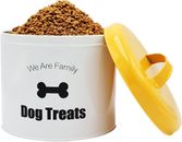 Dog Treats Tub Food Storage Fresh Dry Food Pet Biscuits Home Kitchen
