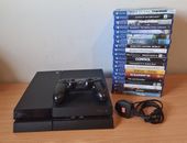Sony PlayStation 4 PS4 500GB Konsole schwarz mit 20 Spielen und 1 Controller 