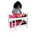 The New York Doll Collection Bunk Bed, White (HT022)