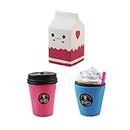 Aqueens 3pcs Cups Squishies Slow Rising Jumbo Kawaii Sweet Scented Stress Relief Milk Coffee Cups Series Squishy Toys for Kids Gift