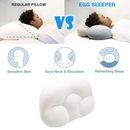 1x Almohadas de espuma para cama de sueño profundo contorno cervical ortopédicas EE. UU. Soporte cuello A0P1