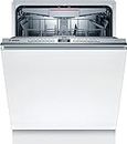 Bosch Home & Kitchen Appliances Bosch Series 6 SMV6ZCX01G Dishwasher with 14 place settings, PerfectDry, TimeLight, Wifi enabled via Home Connect, Integrated, 60 cm wide