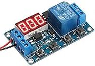 REES52 Digital LED Display 12V On/Off Time Delay Relay Module 12 Volt Timer Relay Switch Board External Trigger Automotive Relay