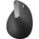 Logitech MX Vertical Wireless Mouse ��– Ergonomic Design Reduces Muscle Strain, Move Content Between 3 Windows and Apple Computers, Rechargeable, Graphite - With Free Adobe Creative Cloud Subscription
