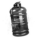 IronMaxx Galón de agua - gris 2200ml | sin BPA & DEHP | botella a prueba de fugas con escala de medida | disponible en colores diferentes