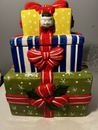 Ceramic Cookie Jar 2002 Michael Giordano Christmas Presents 3-tier Gifts Holiday