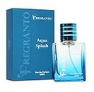 FREGRANTO Luxurious Aqua Perfume For Men & Women - Long Lasting Premium Scent - Fresh, Marine & Citrush Fragrance Spray 30 ML (Aqua Splash)