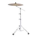 GIOCO Boom Cymbal Stand Heavy Duty Double-Braced Legs, Adjustable Height 19"+19"+12" Three-Tier, Aluminum Alloy Material Frame with Lock Limiter and Non-Slip Rubber Feet, Great Ideal for Gift