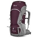 MOUNTAINTOP 55L Hiking Internal Frame Backpack Backpacking for Men with Rain Cover