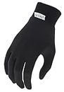 Terramar Kid's Thermasilk Ultra thin Performance Liner Gloves, Black, Small/5