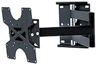 Ultimate Mounts TV Wall Bracket Mount for 16-40 Inch Flat and Curved TVs Extending Arm with Tilt and Swivel VESA 75x75mm up to 200x200mm Heavy Duty for LED LCD OLED Plasma Screens
