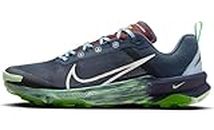 Nike React Terra Kiger 9, Zapatillas de Running Hombre, Thunder Blue Summit White Vapor Green, 43 EU