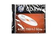 HP CD-RW 700MB 12x Speed Jewel Case CD Rewritable (Pack of 10)
