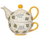 Sass&Belle Bee Tee für eine Teekanne Set Becher Tasse Kaffee Zuhause Küche Geschenkset verpackt