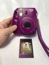 Fujifilm Instax Mini 9 Instant Polaroid Film Camera - Purple Works L@@K!