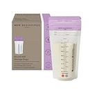 New Beginnings BPA-Free Breast Milk Storage Bags for Convenient Freezing, Transporting and Reheating, 25 Bags