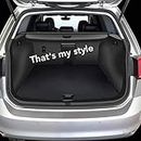 That's My Style Black PU Leather Anti Skid Car Boot/Dicky/Trunk Mat, PU Leather Car Floor Mat with 100% Waterproof and Washable for Jeep Compass