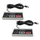 2 Pack for NES Classic Controller for Nintendo NES Nintendo Classic Mini Controller Wired Controller for Nintendo Entertainment System NES Classic Edition