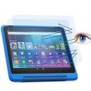 PYS Anti Blaulicht Schutzfolie für Fire HD 10 Kids Tablet Anti Glare Kratzfest Blaulichtblock um Augen zu Schutzen 2 Stück