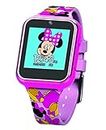 Disney Boys' Touchscreen Smart Watch with Plastic Strap, Pink, one size, Pink and Yellow