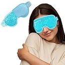 Boldhealth Eye Mask Cooling Gel With Beads For Dark Circles, Dry Eyes, Cooling Eyes, Redness, Eye Patches Eye Cooling Gel Pad Stretchable With Sleeping Mask Eye Relaxing For Women&Men -Blue