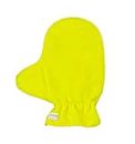 SOFTSPUN Microfiber Glove Mitt 1 Piece Set, 340 GSM (Yellow). Multipurpose Thick Lint & Streak-Free Microfibre Mitt for Car, Bike, Glasses, Cleaning, Polishing, Washing & Detailing.