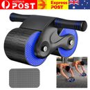 Plank Elbow Ab Abdominal Roller Wheel for Core Trainer Support Automatic Rebound