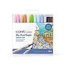 Copic Ciao Coloured Marker Pen - Set of 12 My First Starter, For Art & Crafts, Colouring, Graphics, Highlighter, Design, Anime, Professional & Beginners, Art Supplies & Colouring Books