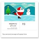 Amazon Pay eGift Card - Christmas Gift card - Skating Santa